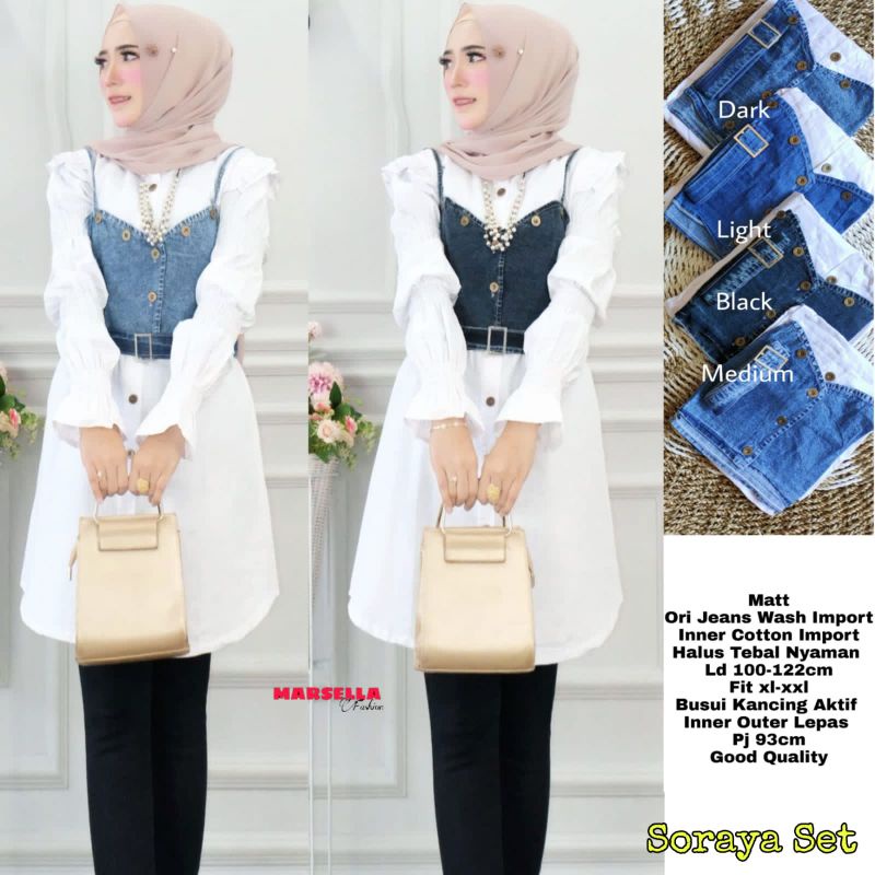 SORAYA SET TUNIK # BY MARSELLA @vrshp