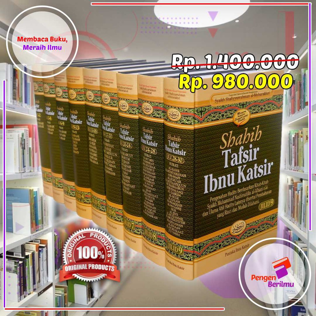 Tafsir Ibnu Katsir Pustaka Ibnu Katsir Lengkap