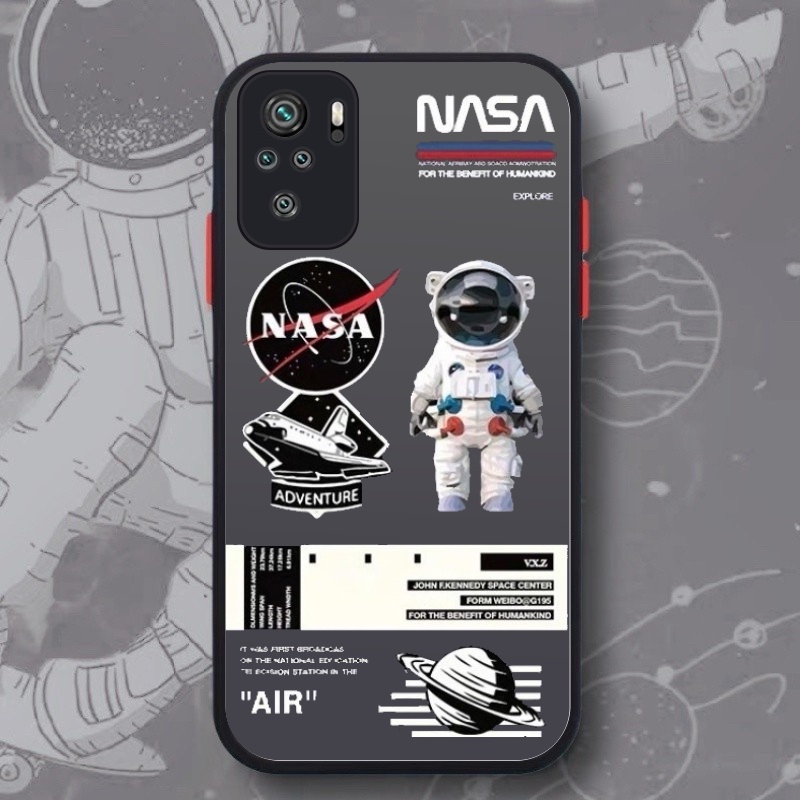 Case Xiaomi Redmi Note 10S Casing Nasa Hybrid dove candy pelindung kamera