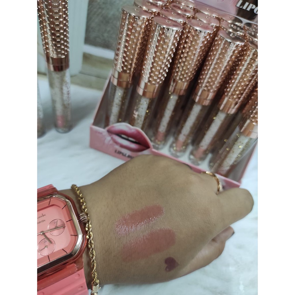 (  3 PCS ) LIP GLOSS / LIP BENING LOVE IS MAGIC IMAN OF NOBLE 8024