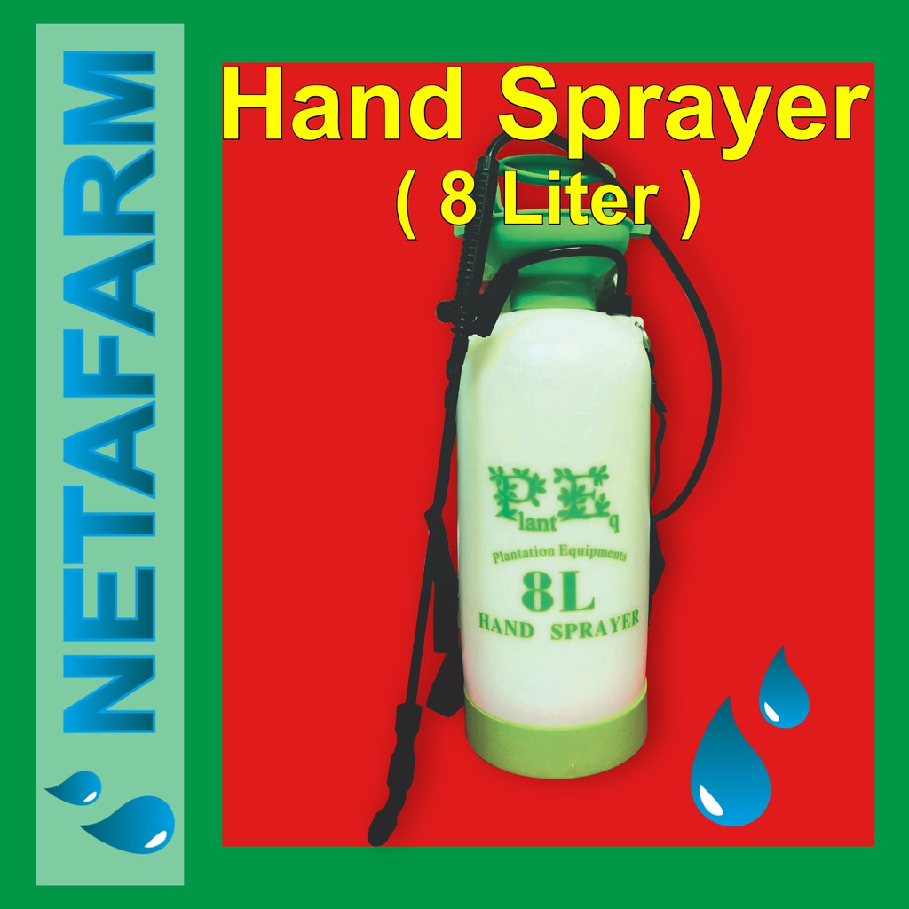 Alat Semprot Hand Sprayer PLANTEQ 8 Liter - dengan Safety Pin