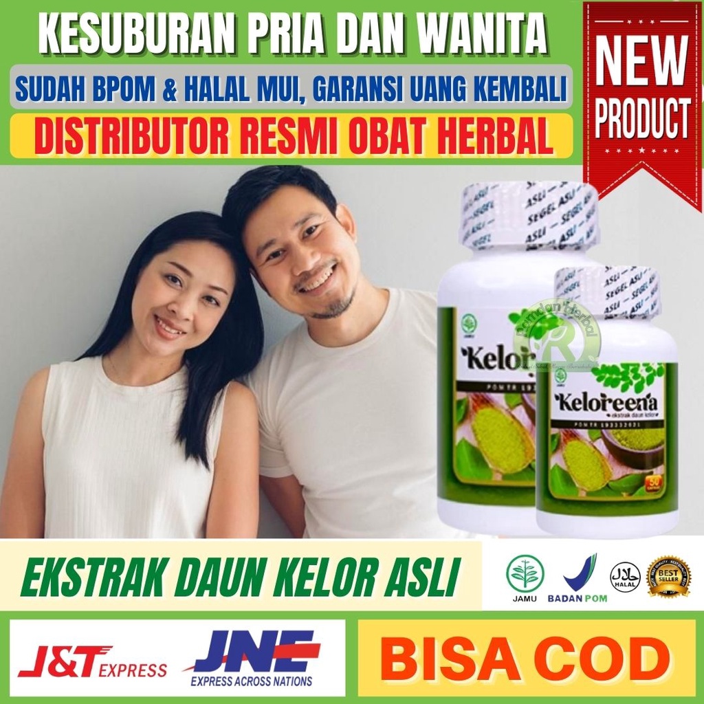Obat Alami Kesuburan Pria dan Wanita - Penyubur Sperma - Vitamin Program Hamil - Ekstrak Daun Kelor 