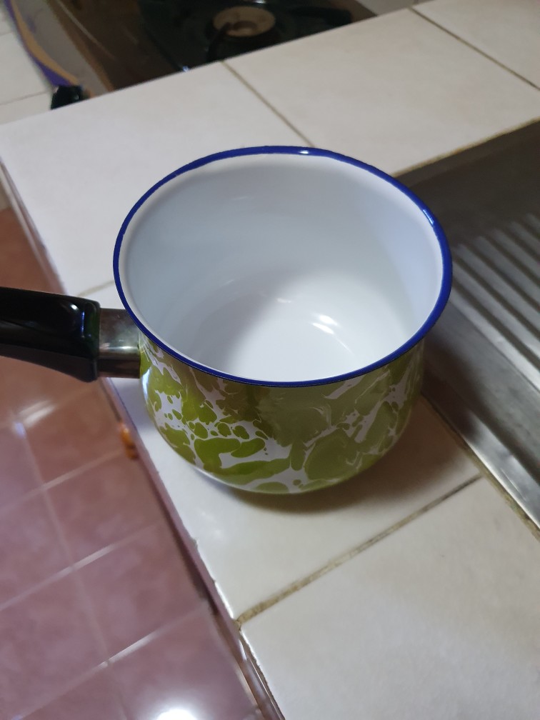 Kedaung Swirl Panci Susu / Milk Pan Green Denby 13 Cm 710 Ml