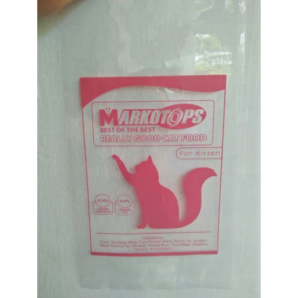 Sablon plastik PP ukuran 12x25 plastik kemasan tebal 03