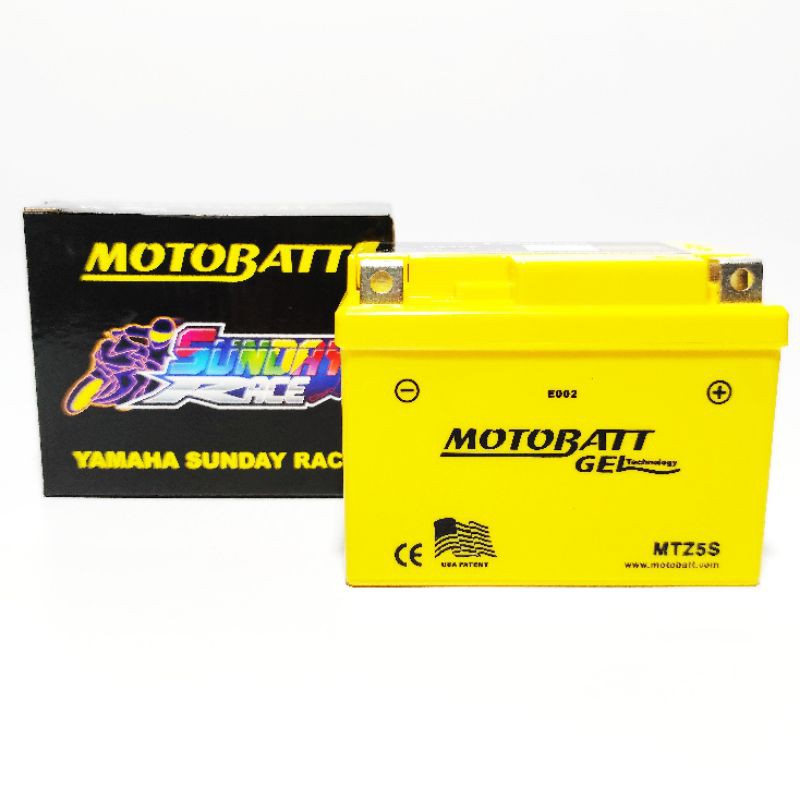 AKI KERING MOTOBATT GEL MTZ5S BEAT VARIO 110 VIXION KARISMA ORIGINAL