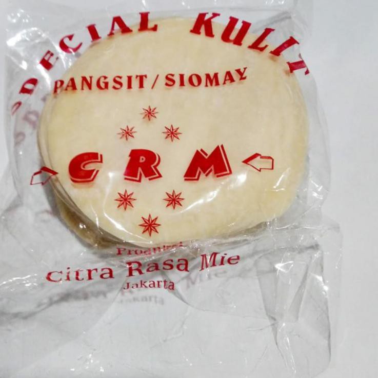 

(NEW ARRIVAL) Kulitdimsum ORIGINAL CRM halal tipis 10 CM siomay pangsit gyoza kuitiou MEREK CRM!!!ha