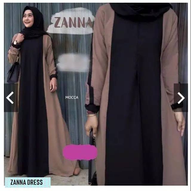 Zanna Maxy pakaian wanita baju gamis fashion muslim dress