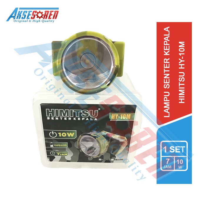 HIMITSU SENTER KEPALA 1O WATT / LAMPU EMERGENCY / LAMPU SENTER LED / SENTER HY-10M