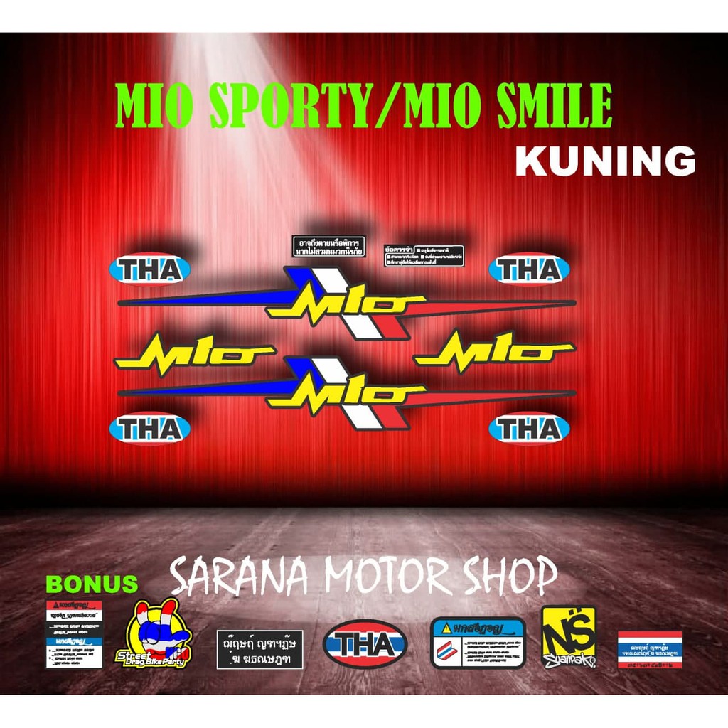 STIKER VARIASI MIO SMILE/MIO SPORTY THAILAND