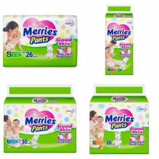 MERRIES PANTS GOOD SKIN SIZE S26/S40/M34/L30/XL26XL 26