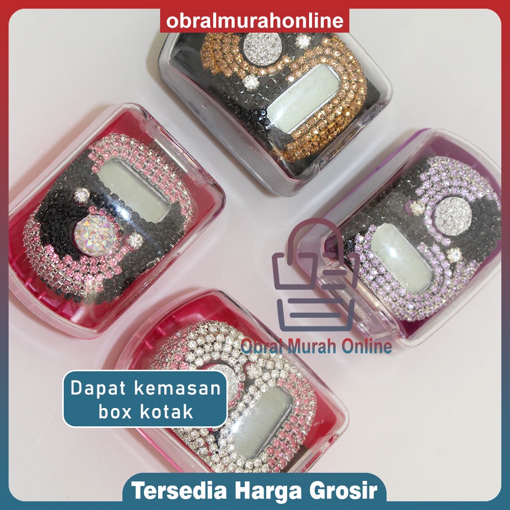 {PART 1} TASBIH DIGITAL SWAROVSKI MOTIF MIX COLOR LED TERMURAH