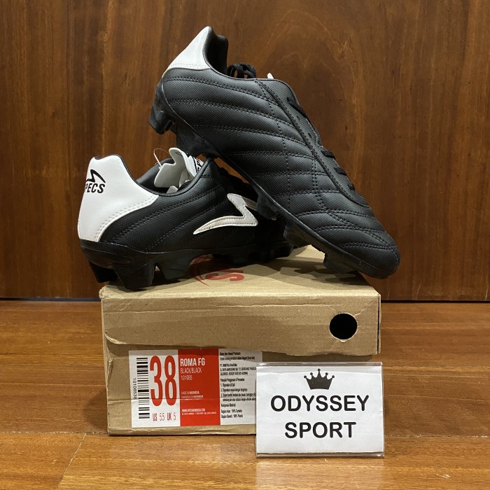 Sepatu Bola Specs Roma FG (Black / Black) - 38