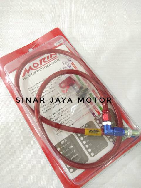 Selang rem depan 95cm morin  slang rem kabel selang rem