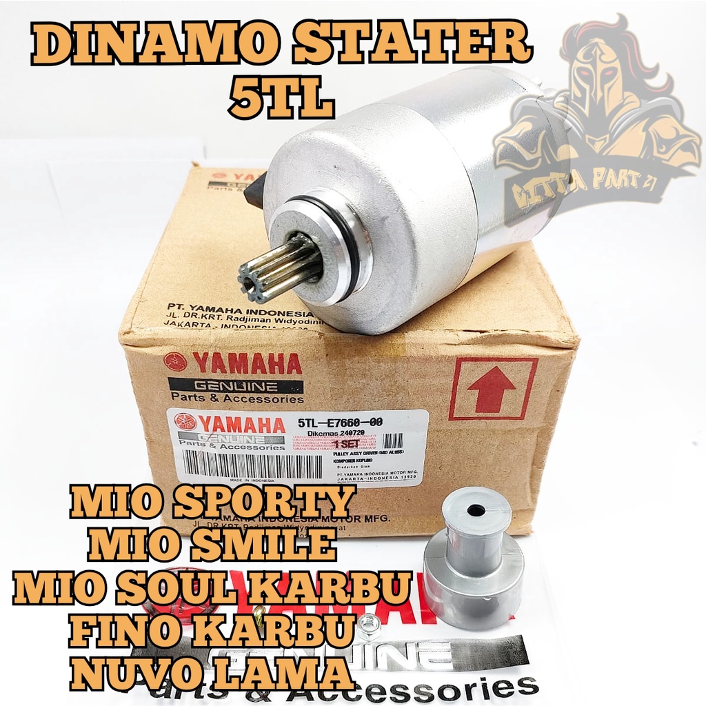 DINAMO STATER YAMAHA 5TL KUALITAS ASLI ORIGINAL YAMAHA YGP PRESISI BERFUNGSI DENGAN BAIK AWET DAN DIJAMIN PUAS MIO SPORTY MIO SMILE MIO SOUL KARBU FINO KARBU NUVO LAMA MIO