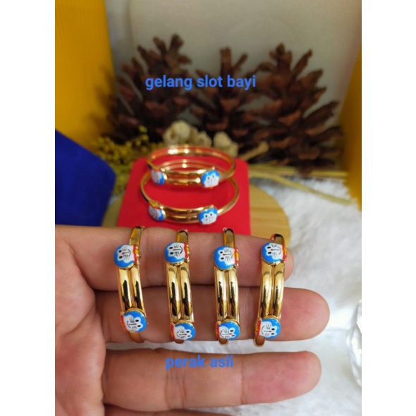 Gelang Slot Anak Fashion, Perak 925