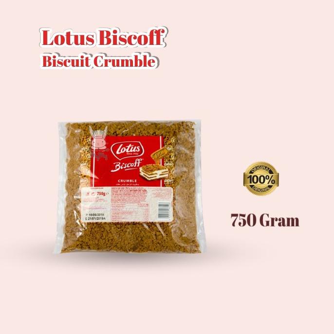 

Lotus Biscoff crumble topping 750 gram Remahan biskuit lotus original