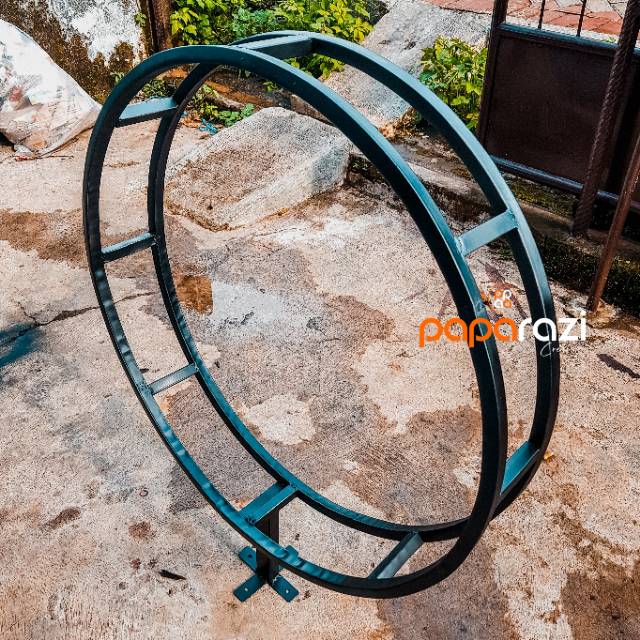 DISC% Neon Box OUTDOOR 50CM Tahan Cuaca ,Bulat bundar, oval, Kotak 2 sisi melingkar Custom Menyala