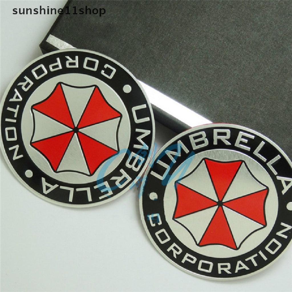 Sho - Stiker Motif Umbrella Corporation Resident Evil 3D Bahan Aluminum Alloy Untuk Dekorasi