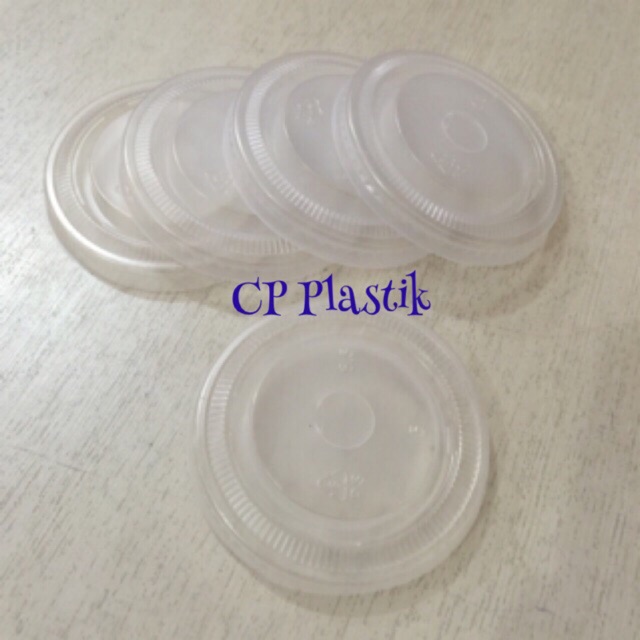 Lid Bening Paper Cup 8 oz dan 12 oz (isi +/- 50 pcs)