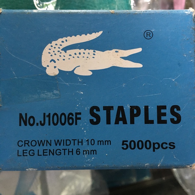 

Isi Staples tembak 6mm Staples No. J1006F 5000pcs