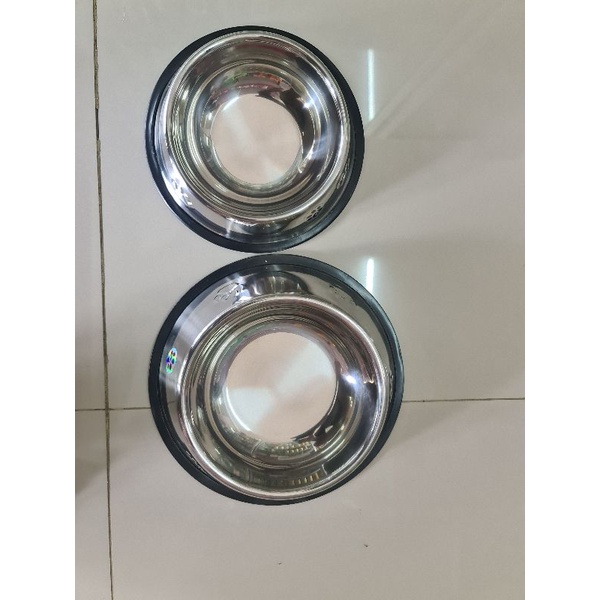 Tempat Makan Kucing Anjing Stainless stell anti karat