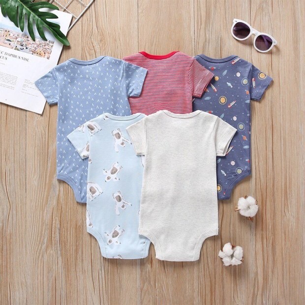 [ISI 5] 3-24 bln PAKAIAN BAYI [Kualitas Impor] BAJU ANAK JUMPER PIYAMA ROMPER UNISEX C