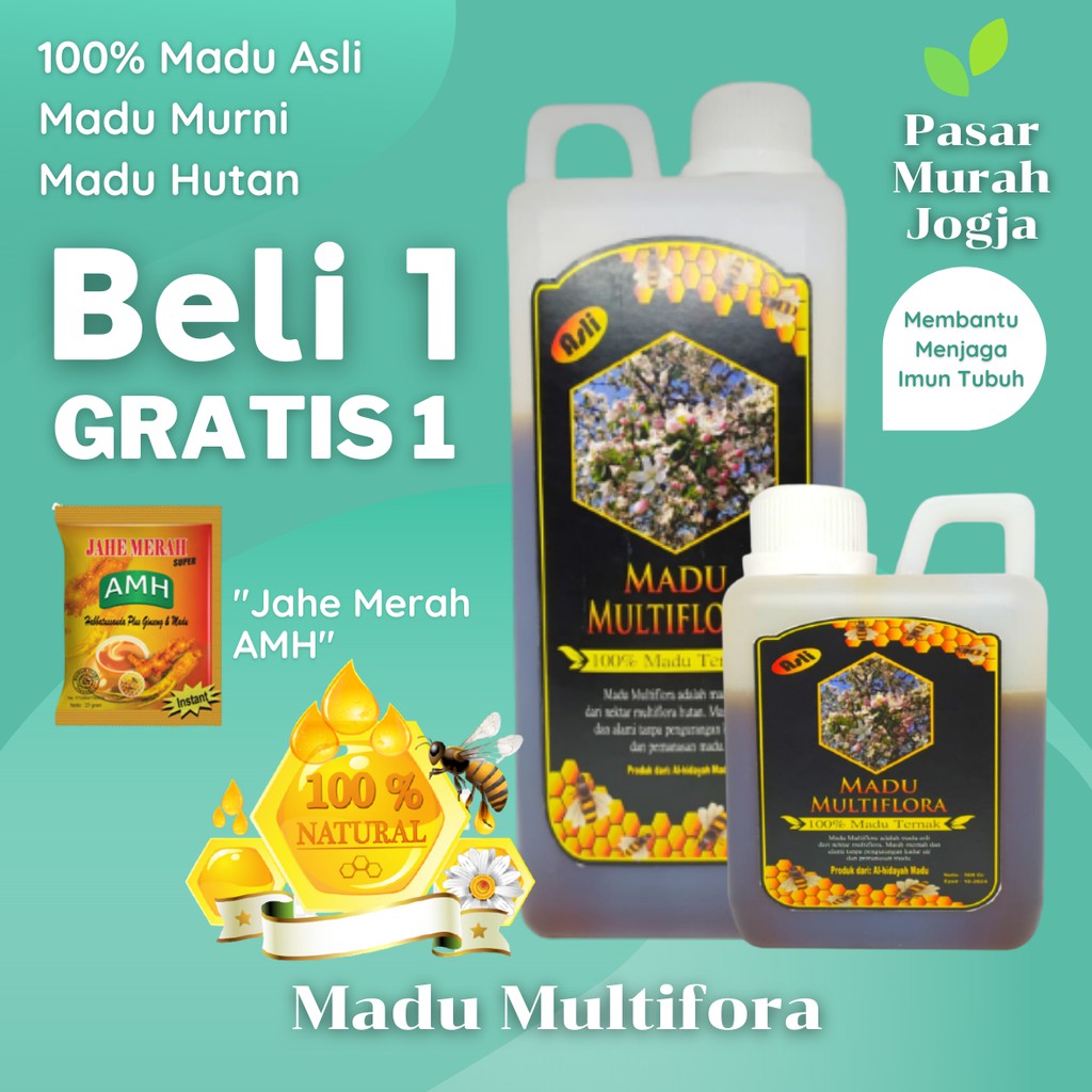 

Madu Murni Multifora 1 Kg Madu Asli Pasar Murah Jogja