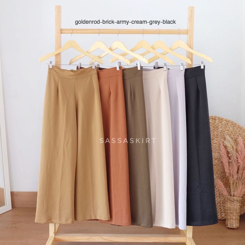 CELANA KERJA WANITA PANJANG KULOT HIGHWAIST CLANA KULOT WANITA
