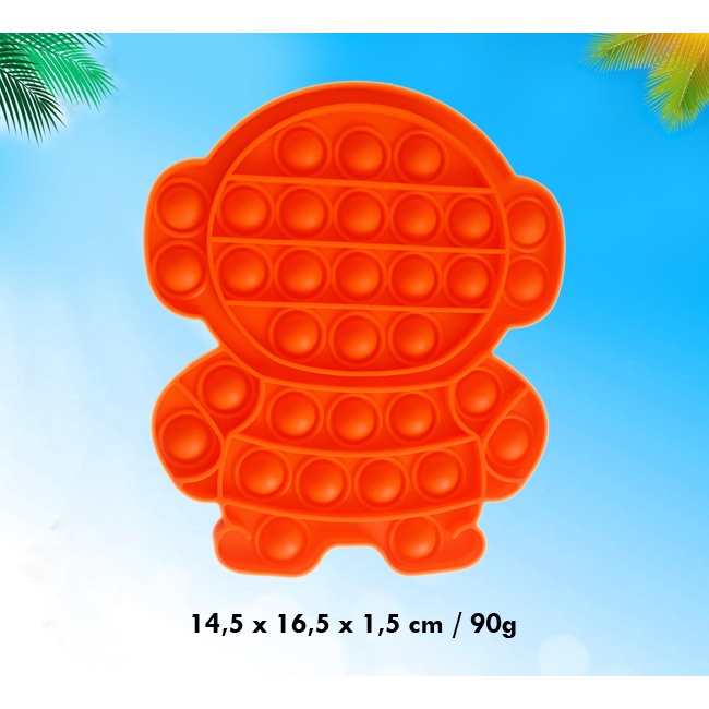 Animal Pop It Push it Pelangi Rainbow Unicorn Astronot Spinner Push Bubble Stress Kids Dino-8