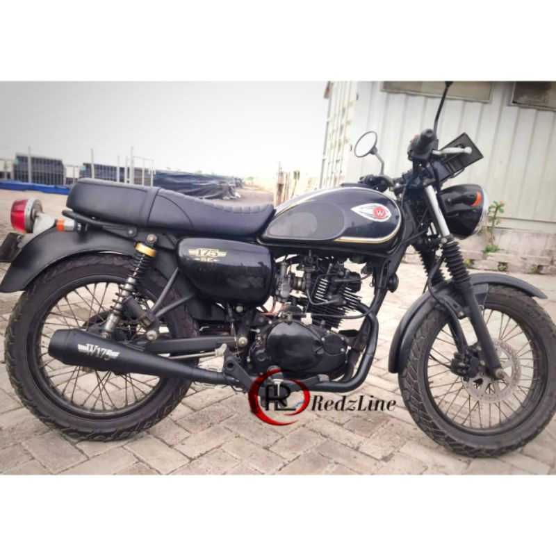 Knalpot kawasaki w175 se - kawasaki w175tr full system
