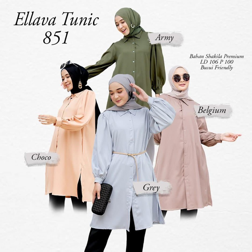 ELLAVA TUNIK / ATASAN / KEMEJA WANITA