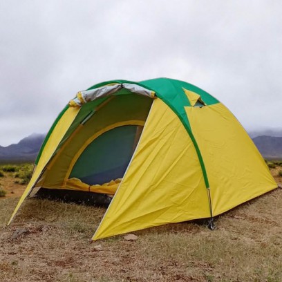 Tenda Dome 4/5 Orang Double Layer` 4P 5P Anti Air Waterproof Tent` Kemah Outdoor Camping Indoor