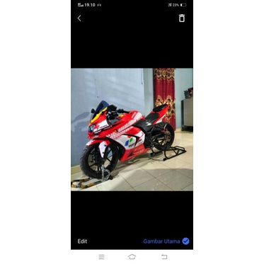 Decal ninja 250 karbu full body mandalika