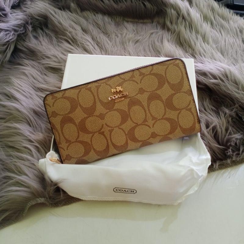 NEW ITEM dompet coach panjang 1 sleting free box