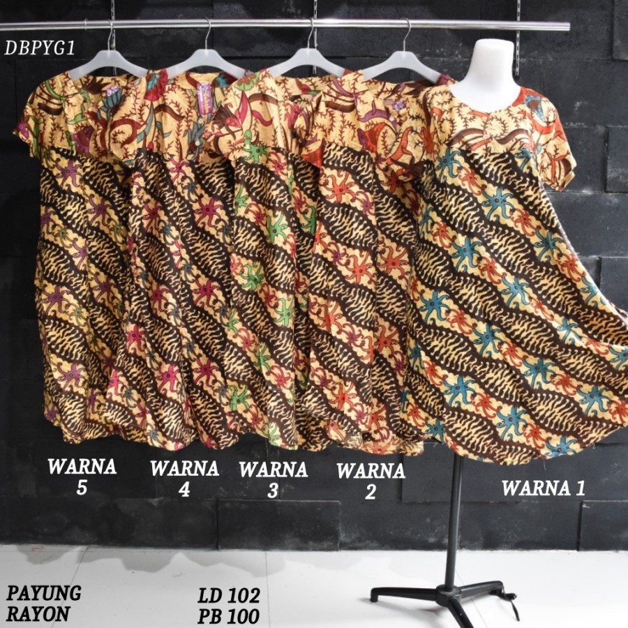 Baju Daster Kencana Ungu Jumbo Daster Ibu Ibu Daster Murah Daster Pekalongan Daster Jumbo 3
