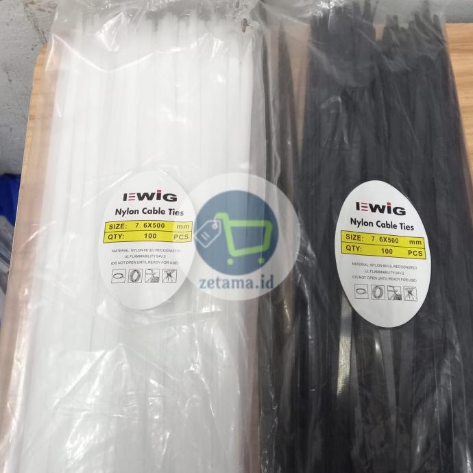 

Office & Stationery | Document Organizer | Kabel Ties 50Cm X 7.6 Warna Putih | Best Seller