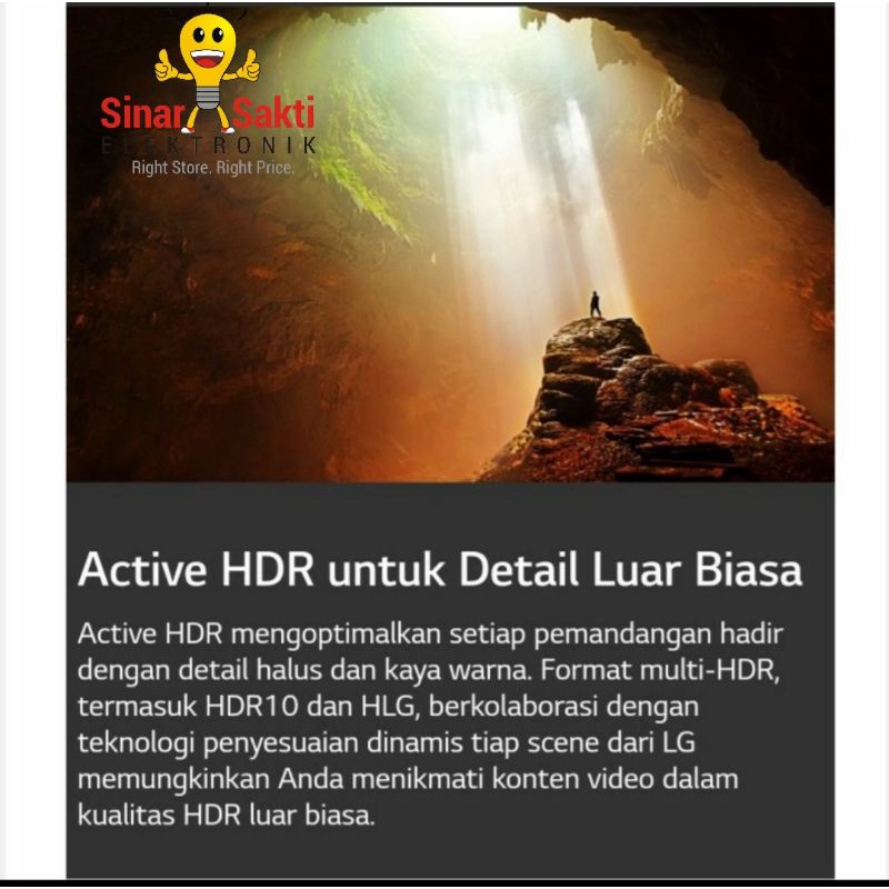 LG Smart TV Led 32 Inch 32LM635 DigitalHDR HD WIFI Garansi Resmi Malang Murah