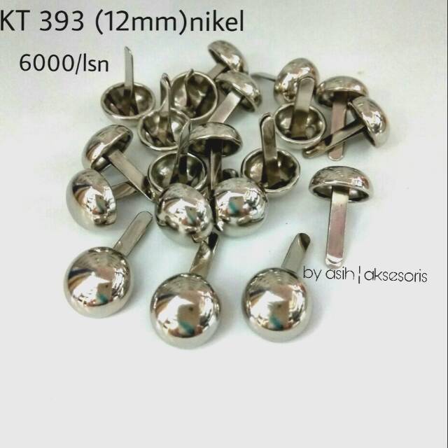 Kaki tas jamur 12mm ( KT 393 Nikel )