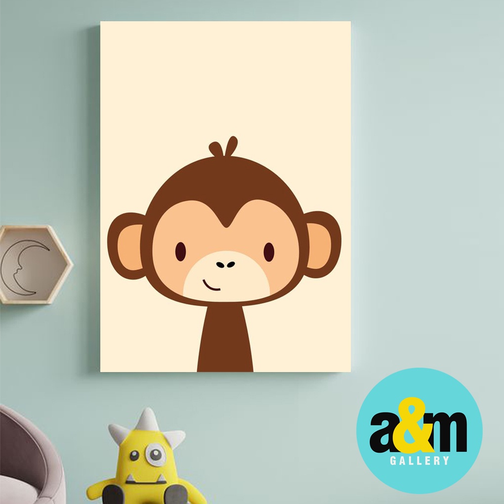 Hiasan Dinding Kamar Bayi (A4) Pajangan Anak Dekorasi Kamar Bayi Wall Decor Tema Pajangan Bayi - A&amp;M