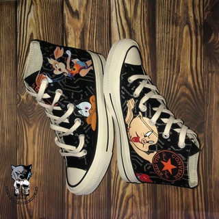 black bugs bunny converse