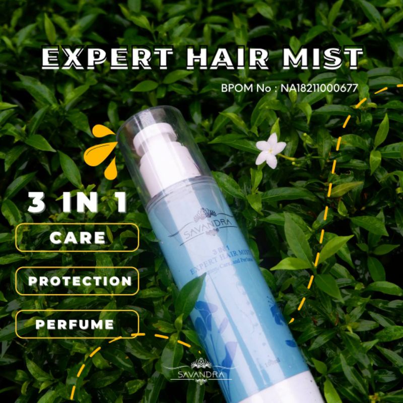 MIXED UP | Savandra Expert Hair Mist 3 IN 1 PROTECTION, CARE, AND PERFUME