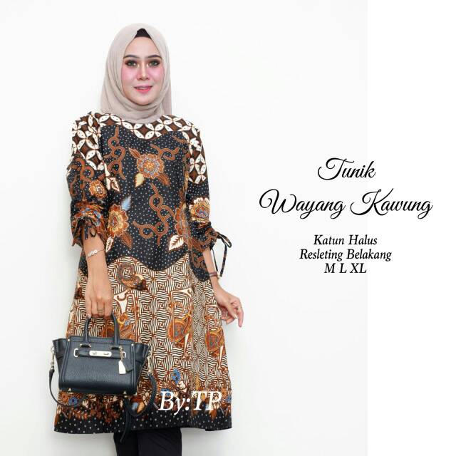 Tunik Batik Motif Wayang Kawung M/L/XL