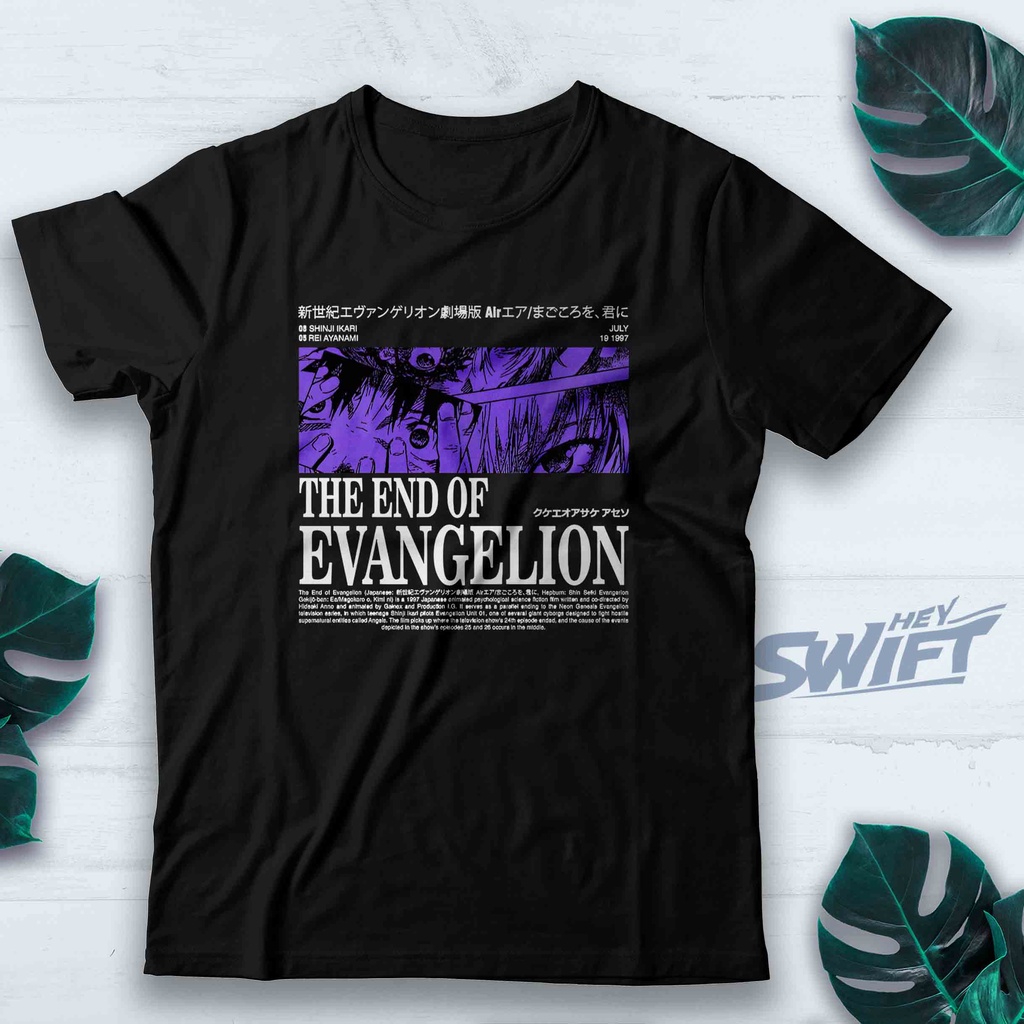 KAOS EVANGELION THE END OF EVANGELION T-SHIRT BAJU DISTRO