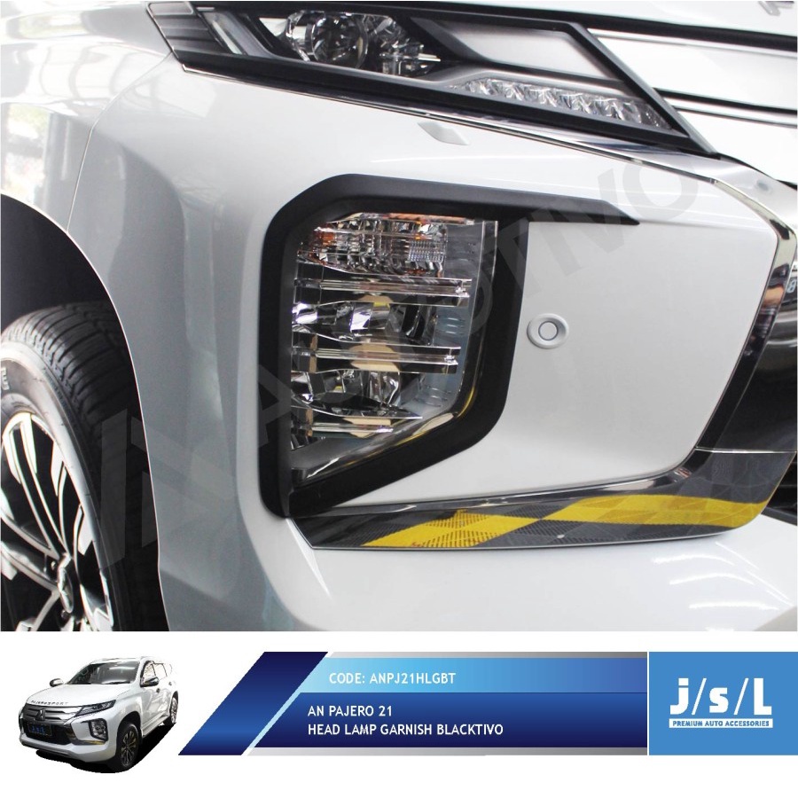 Garnish Mobil All New Pajero 2021 Garnis Depan Blacktivo/Chrome