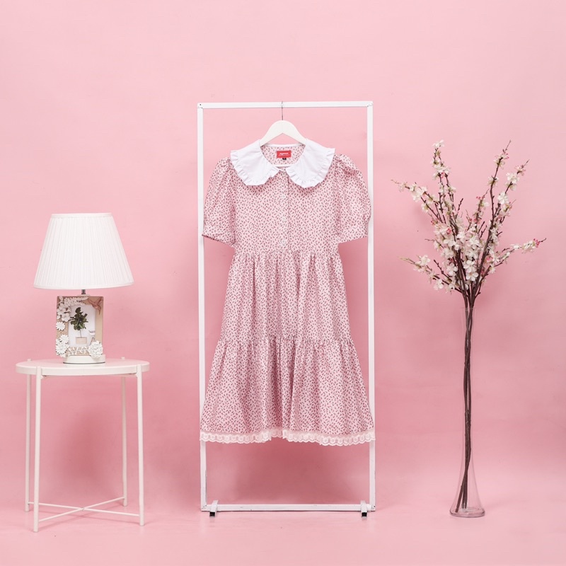 Home Dress  Katun Jepang Busui Jumbo Vintage Lucu