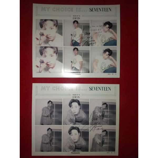 [Booked] Photomatic Dicon Mingyu Seventeen