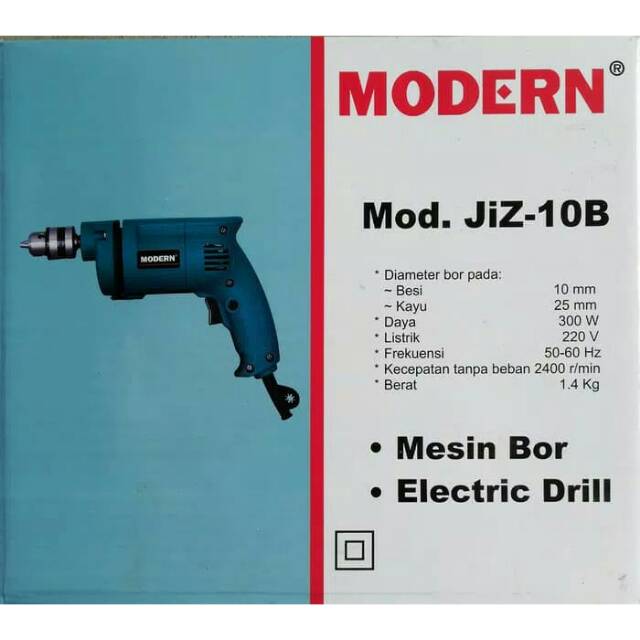 Mesin bor listrik modern 10 mm Jiz-10b