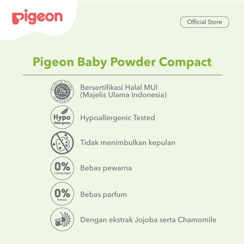 Pigeon Baby Compact Powder 45 gr Bedak padat bayi Bedak Padat Pigeon