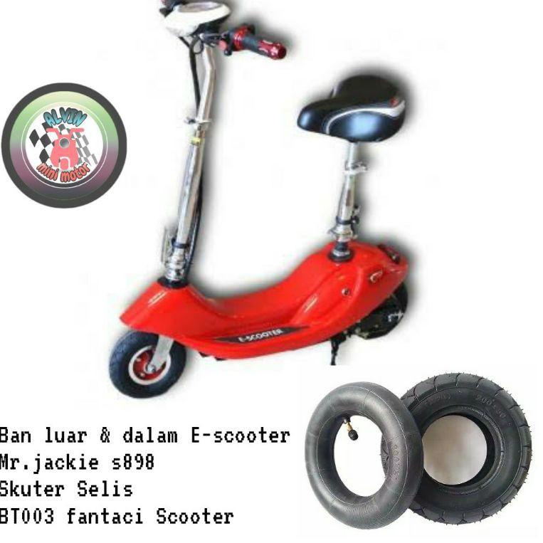 A-AQQ) ✉) Ban 200x50 E-scooter mr.jackie s898 skuter selis luar dan dalam e scooter skuter elektrik 