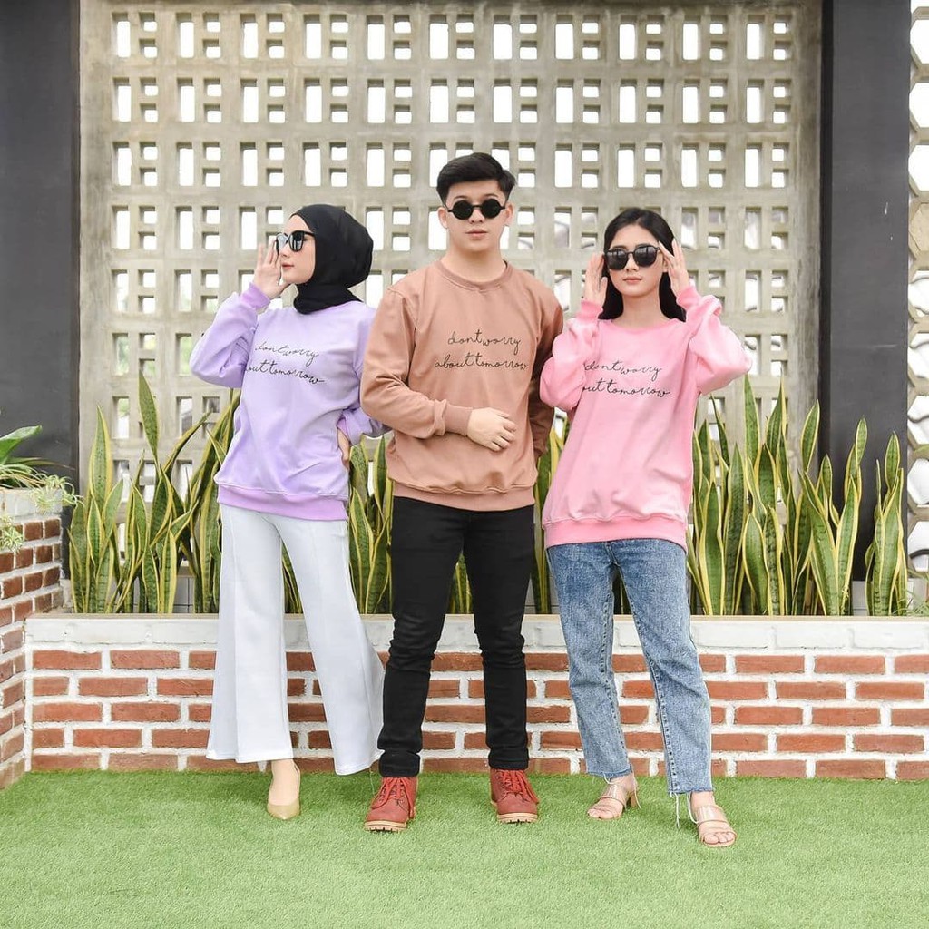 Nara Grosir - Dont Worry About Tomorrow | Fashion Terkini | Sweater Termurah